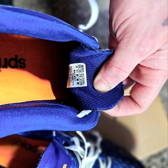 Adidas mens Springblade Navy Blue - Picture 9 of 11